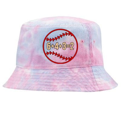 Baseball Math Sports Player Lover Coach Graphic Gift Tie-Dyed Bucket Hat