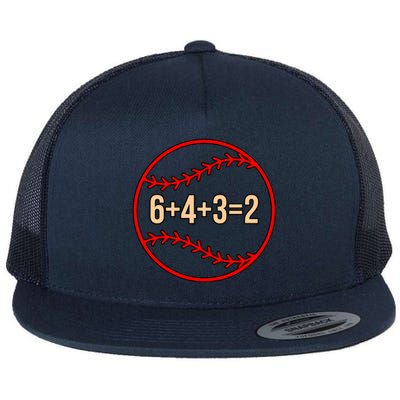 Baseball Math Sports Player Lover Coach Graphic Gift Flat Bill Trucker Hat