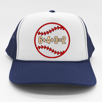 Baseball Math Sports Player Lover Coach Graphic Gift Trucker Hat