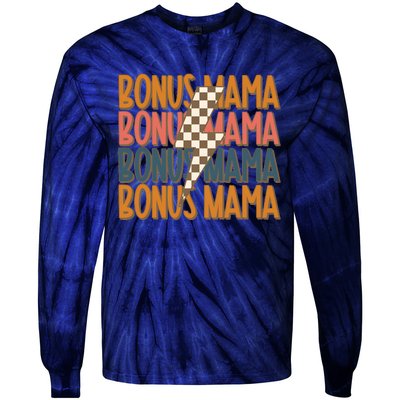 Bonus Mama Stepmom Mother’S Day Tie-Dye Long Sleeve Shirt