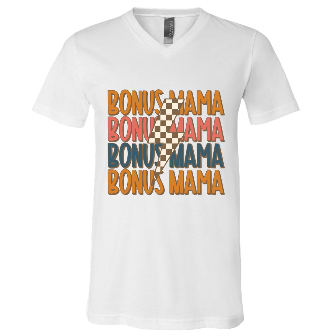 Bonus Mama Stepmom Mother’S Day V-Neck T-Shirt