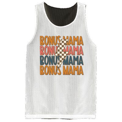 Bonus Mama Stepmom Mother’S Day Mesh Reversible Basketball Jersey Tank