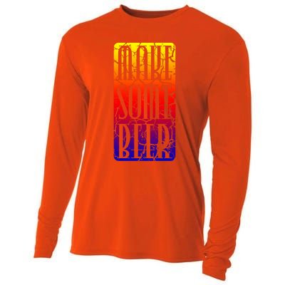 Brewing Make Some Beer Gift Cooling Performance Long Sleeve Crew