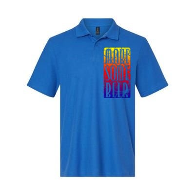 Brewing Make Some Beer Gift Softstyle Adult Sport Polo