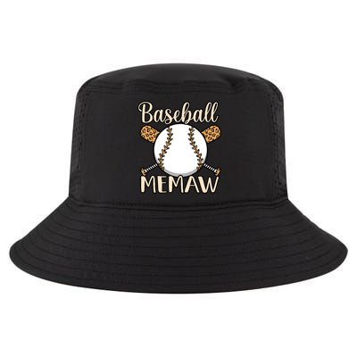 Baseball Memaw Sports Player Lover Coach Graphic Cool Gift Cool Comfort Performance Bucket Hat