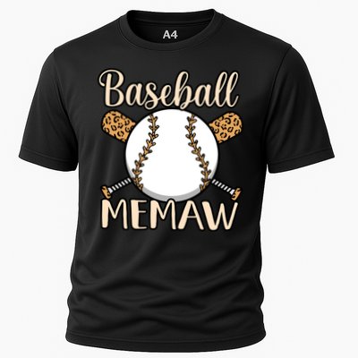 Baseball Memaw Sports Player Lover Coach Graphic Cool Gift Cooling Performance Crew T-Shirt