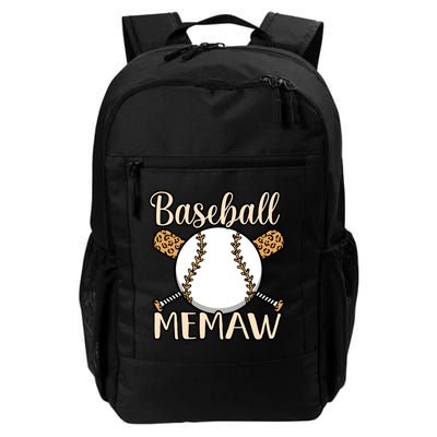 Baseball Memaw Sports Player Lover Coach Graphic Cool Gift Backpack
