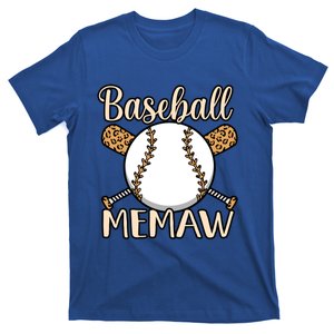 Baseball Memaw Sports Player Lover Coach Graphic Cool Gift T-Shirt