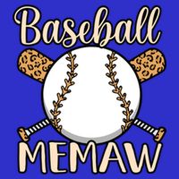 Baseball Memaw Sports Player Lover Coach Graphic Cool Gift Zip Tote Bag