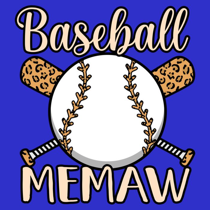 Baseball Memaw Sports Player Lover Coach Graphic Cool Gift Zip Tote Bag