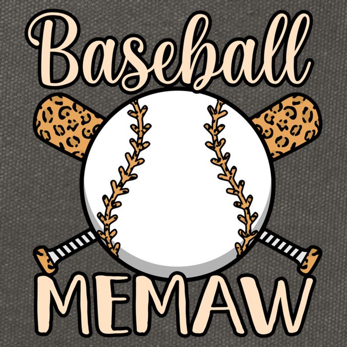 Baseball Memaw Sports Player Lover Coach Graphic Cool Gift Cotton Canvas Backpack