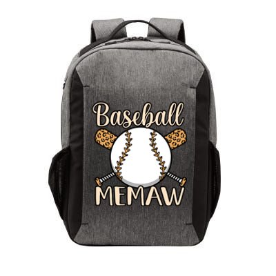 Baseball Memaw Sports Player Lover Coach Graphic Cool Gift Vector Backpack