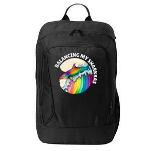 Balancing my Sharkras Spiritual Chakra Chakras Shark City Backpack