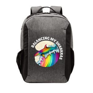 Balancing my Sharkras Spiritual Chakra Chakras Shark Vector Backpack