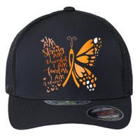 Butterfly Multiple Sclerosis Awareness Flexfit Unipanel Trucker Cap