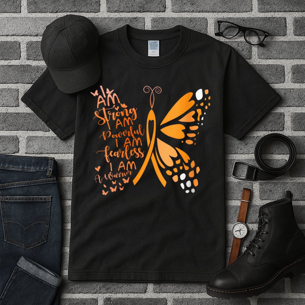 Butterfly Multiple Sclerosis Awareness Tall T-Shirt