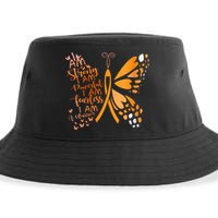 Butterfly Multiple Sclerosis Awareness Sustainable Bucket Hat