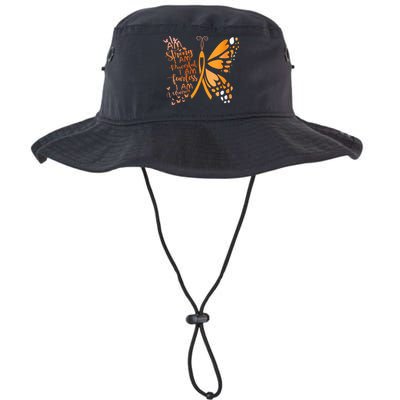 Butterfly Multiple Sclerosis Awareness Bucket Hat