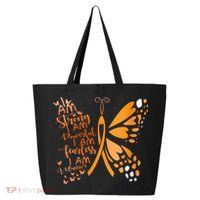 Butterfly Multiple Sclerosis Awareness 25L Jumbo Tote