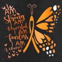 Butterfly Multiple Sclerosis Awareness 25L Jumbo Tote