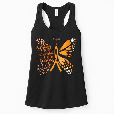 Butterfly Multiple Sclerosis Awareness Womens Tank Top