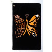 Butterfly Multiple Sclerosis Awareness Golf Towel