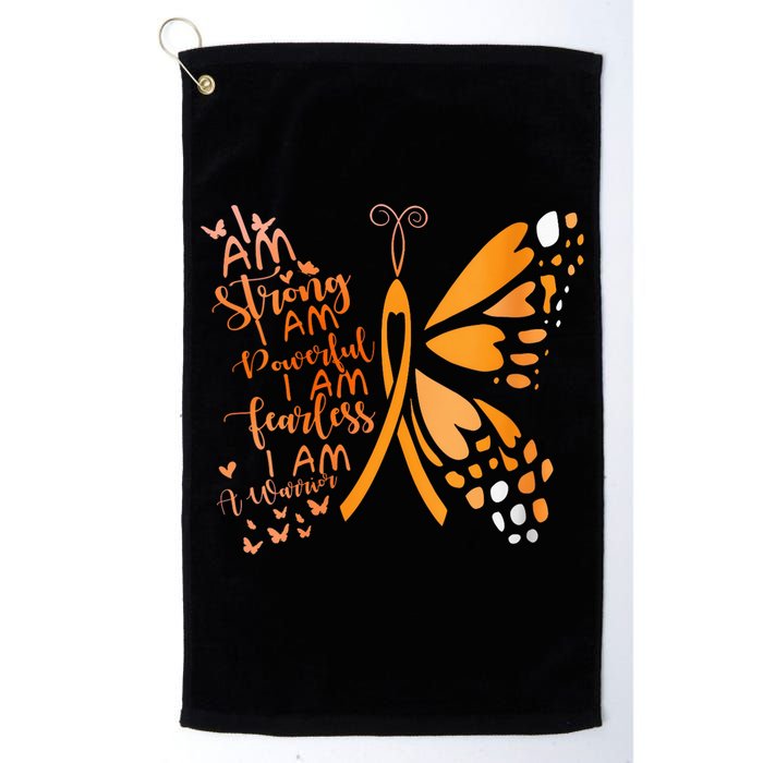 Butterfly Multiple Sclerosis Awareness Golf Towel