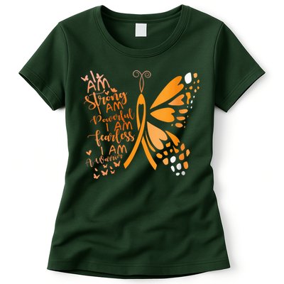 Butterfly Multiple Sclerosis Awareness Womens T-Shirt