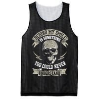 Behind My Smile Is Something You Could Never Understand Mesh Reversible Basketball Jersey Tank