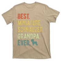 Best Miniature Schnauzer Grandpa Ever Dog Lover Fathers Day T-Shirt