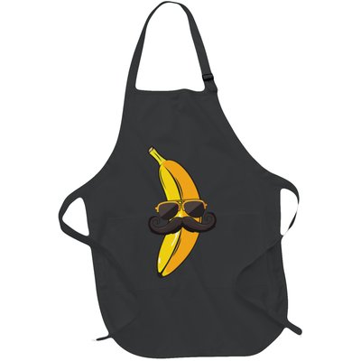 Banana Mustache Sunglasses Face Funny Fruit Cool Banana Apron