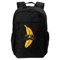 Banana Mustache Sunglasses Face Funny Fruit Cool Banana Backpack
