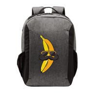 Banana Mustache Sunglasses Face Funny Fruit Cool Banana Vector Backpack