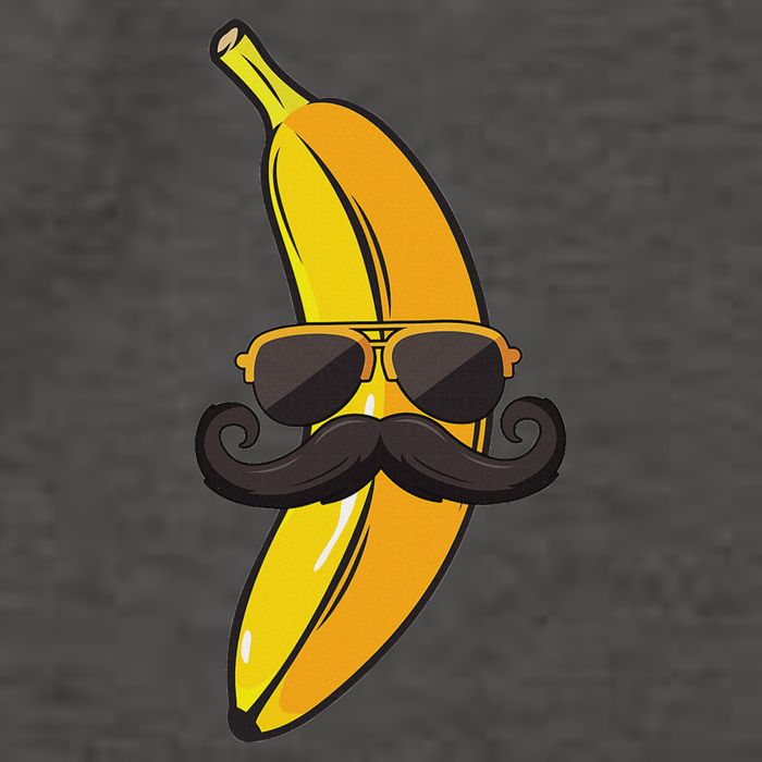 Banana Mustache Sunglasses Face Funny Fruit Cool Banana Vector Backpack