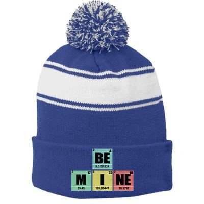 Be Mine The Prime Elet Love Hugs Xo Valentines Day Couple Gift Stripe Pom Pom Beanie