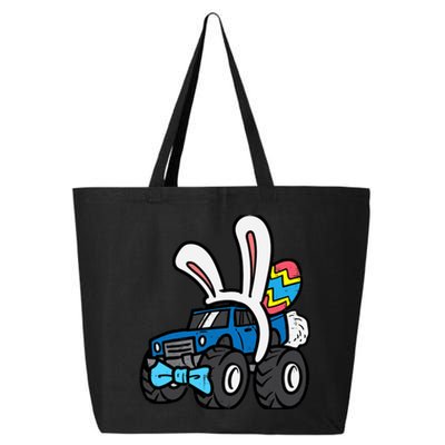 Bunny Monster Truck Bow Tie Cute Easter Boy Toddlers 25L Jumbo Tote