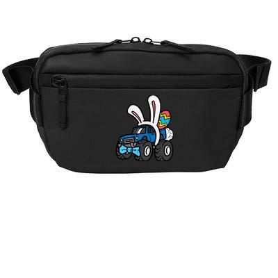 Bunny Monster Truck Bow Tie Cute Easter Boy Toddlers Crossbody Pack