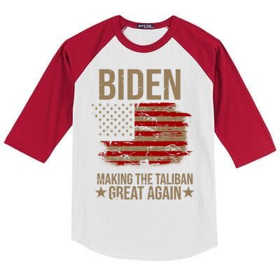 Biden Making The Taliban Great Again Kids Colorblock Raglan Jersey