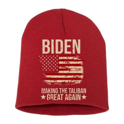 Biden Making The Taliban Great Again Short Acrylic Beanie