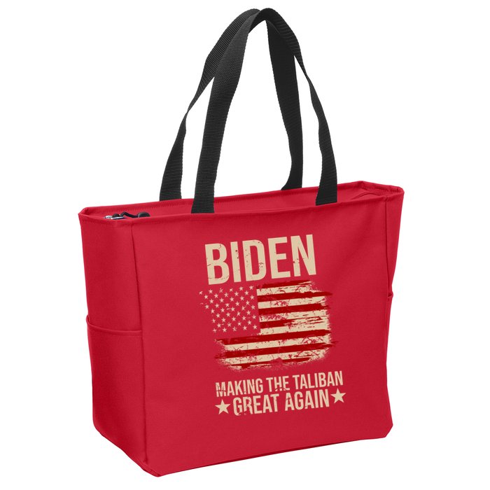Biden Making The Taliban Great Again Zip Tote Bag
