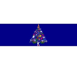 Broadway Musical Theatre Christmas Tree Funny Xmas Gift Bumper Sticker