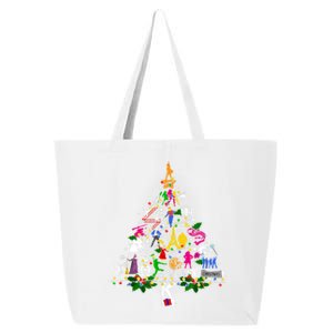 Broadway Musical Theatre Christmas Tree Funny Xmas Gift 25L Jumbo Tote