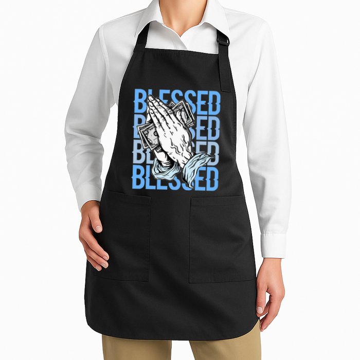 Blessed Matching To Shoe 1 Unc Toe Full-Length Apron With Pockets