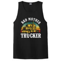 Bad Mother Trucker Gift Truck Driver Gag PosiCharge Competitor Tank