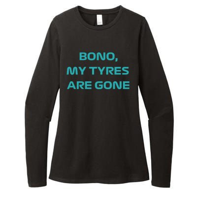 Bono, My Tyres Are Gone Womens CVC Long Sleeve Shirt