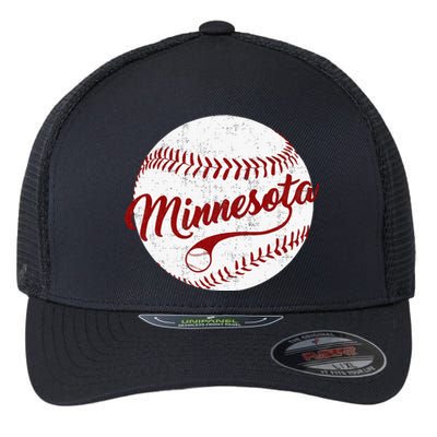 Baseball Minnesota Team Love Twin City National Pastime Flexfit Unipanel Trucker Cap