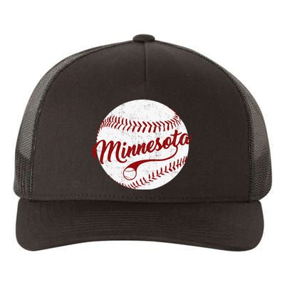 Baseball Minnesota Team Love Twin City National Pastime Yupoong Adult 5-Panel Trucker Hat