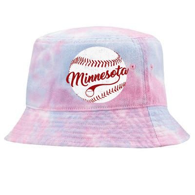 Baseball Minnesota Team Love Twin City National Pastime Tie-Dyed Bucket Hat