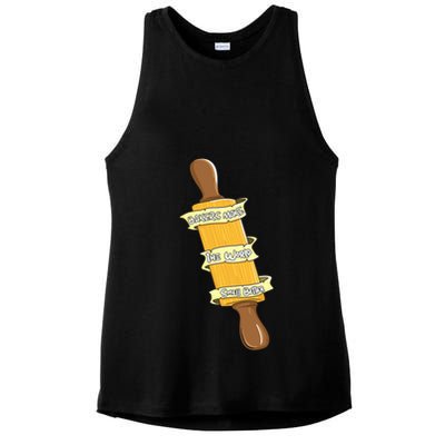 Bakers Make The World Smell Better Baking Baker Pastry Chef Gift Ladies PosiCharge Tri-Blend Wicking Tank