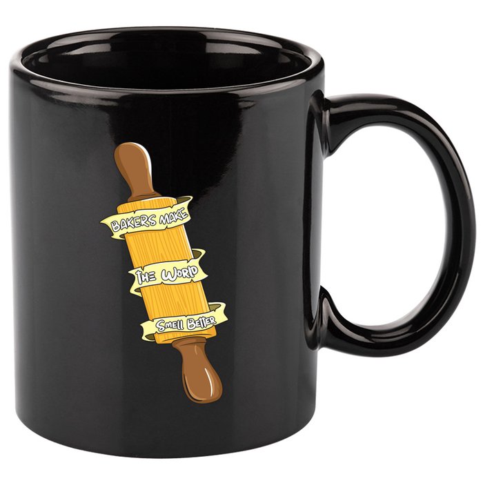 Bakers Make The World Smell Better Baking Baker Pastry Chef Gift 11oz C Handle Ceramic Mug